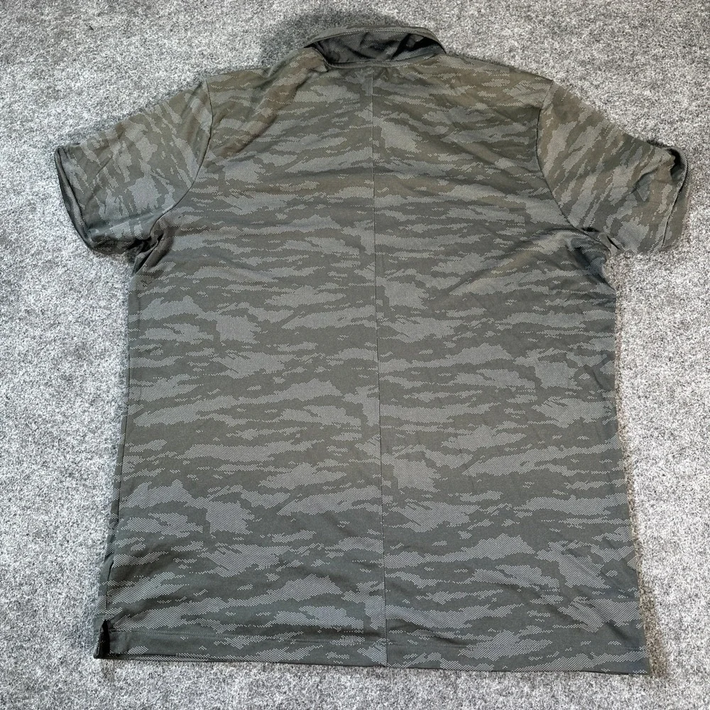 NIKE x Jeep Gladiator Gray Camouflage Men's Large Polo Shirt Dri-Fit Golf